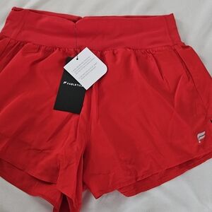 Fabletics Women's Red Shorts NWT SMALL
